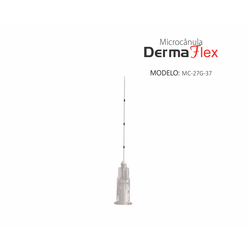Microcânula Semi-Flexível 27G-37 - DermaFlex